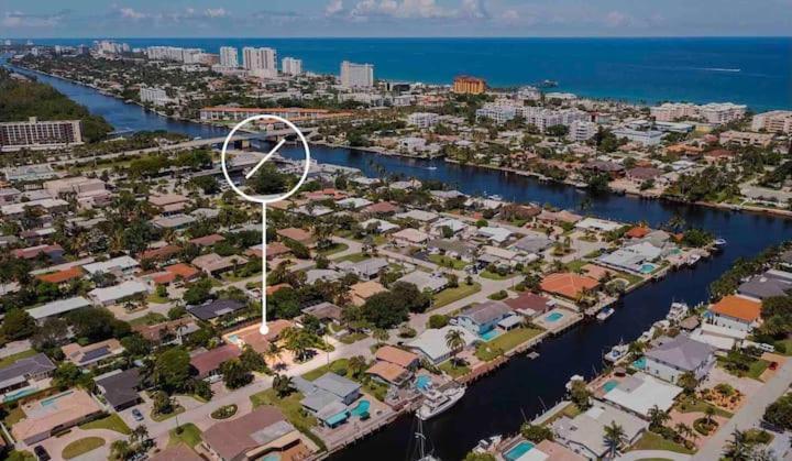 Beautiful 4 Bedrooms/Pool/Walk To Beach Deerfield Beach Exteriör bild